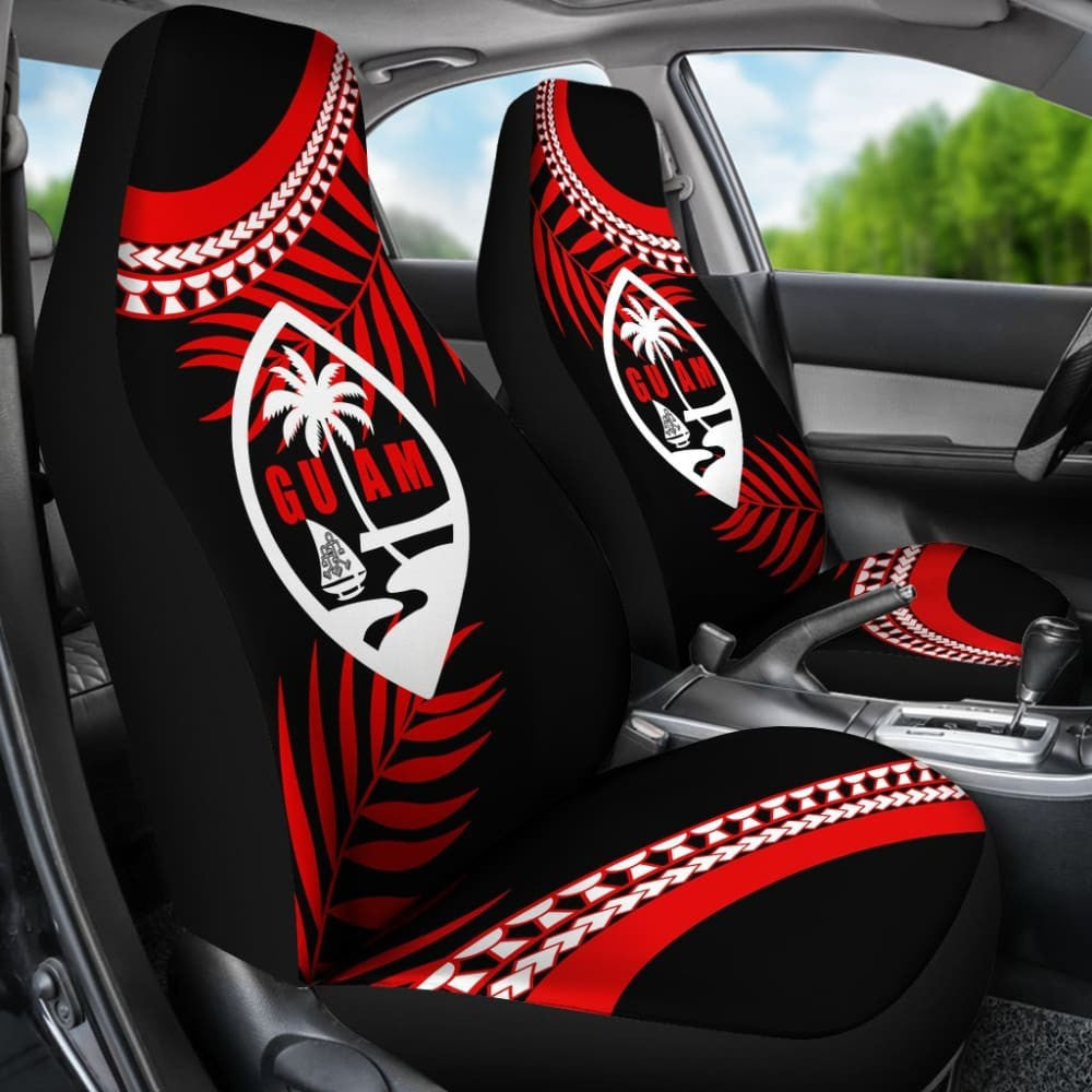 Guam Red Car Seat Covers