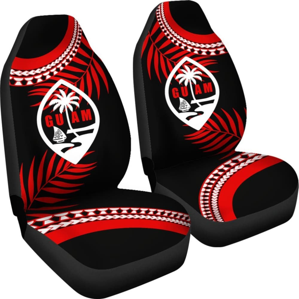 Guam Red Car Seat Covers