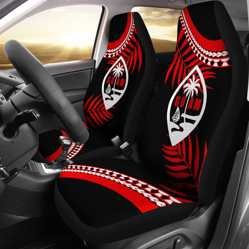 Guam Red Car Seat Covers