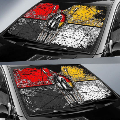 Chief Arrow Native American Pride Auto Sun Shades