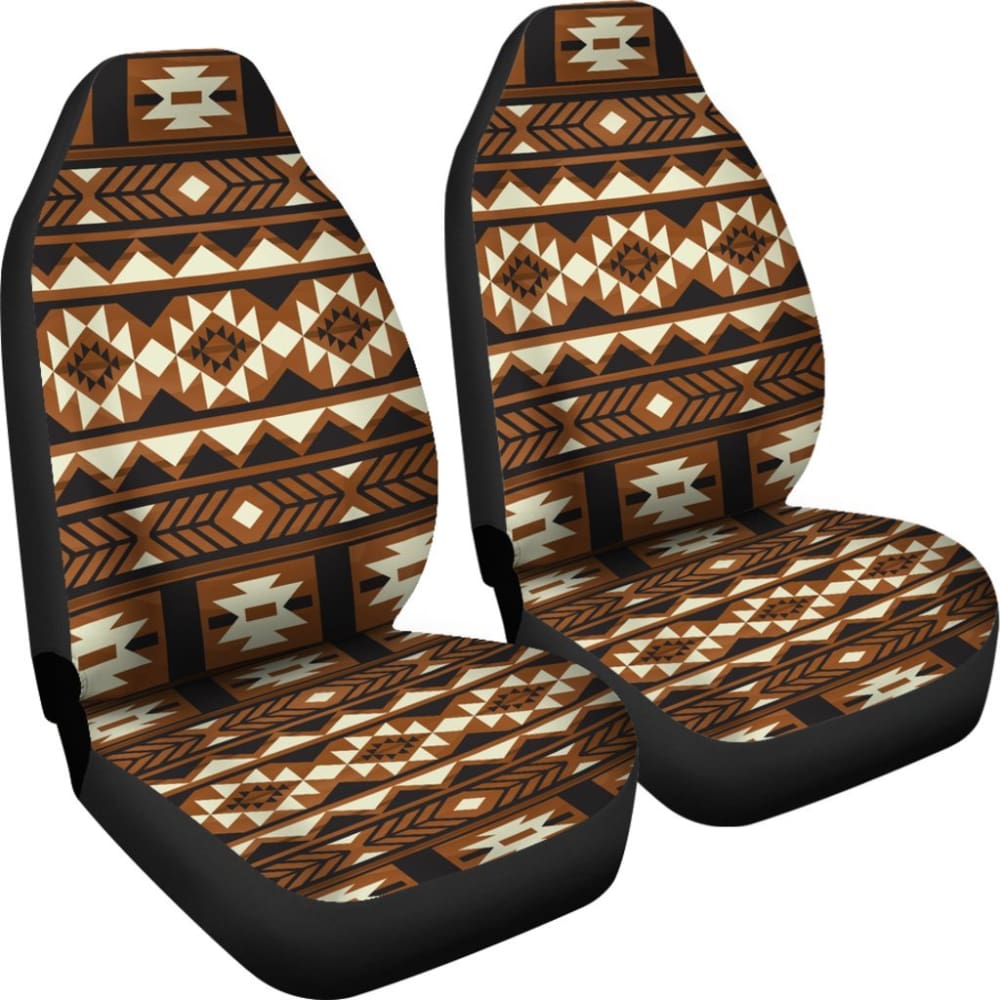 Brown Pattern Native Car Seat Covers