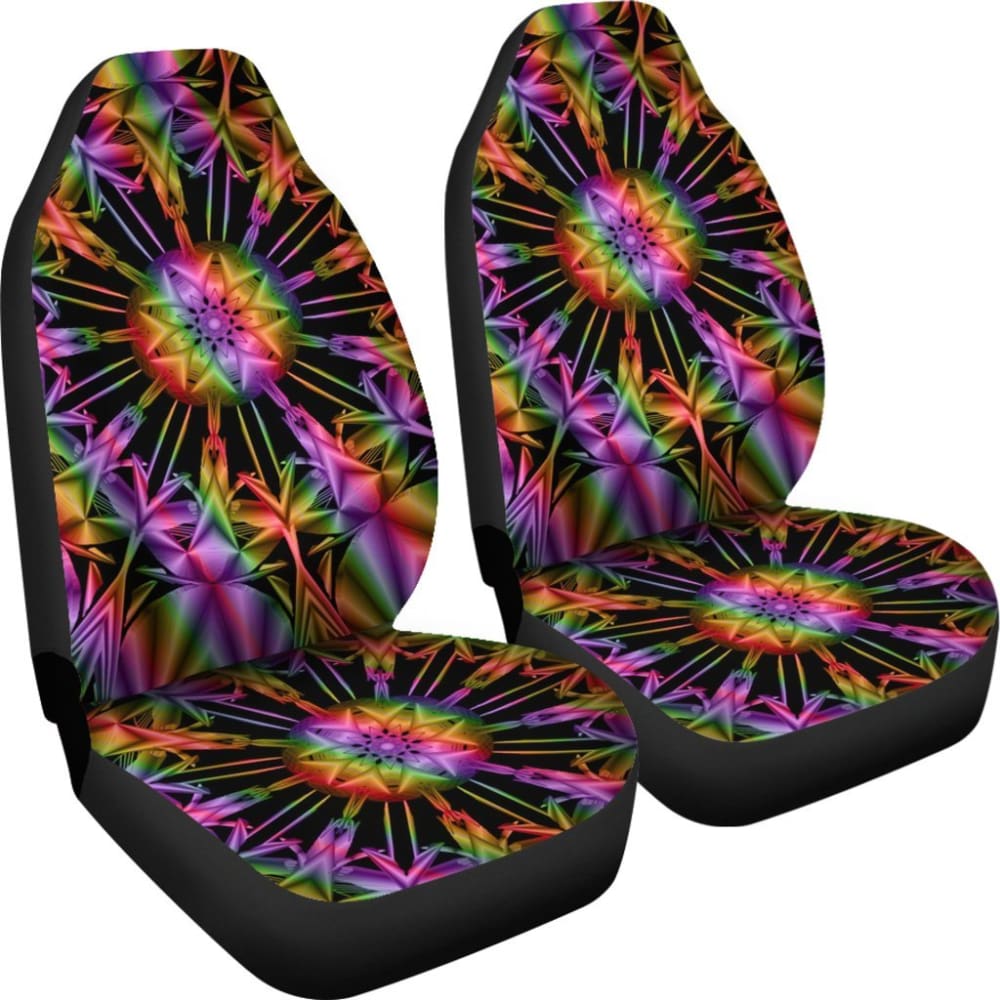 Uv Mandala Car Seat Covers