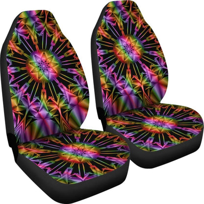 Uv Mandala Car Seat Covers