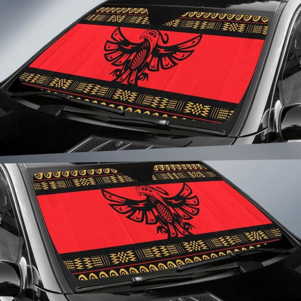 Thunderbird Native American Design Auto Sun Shades