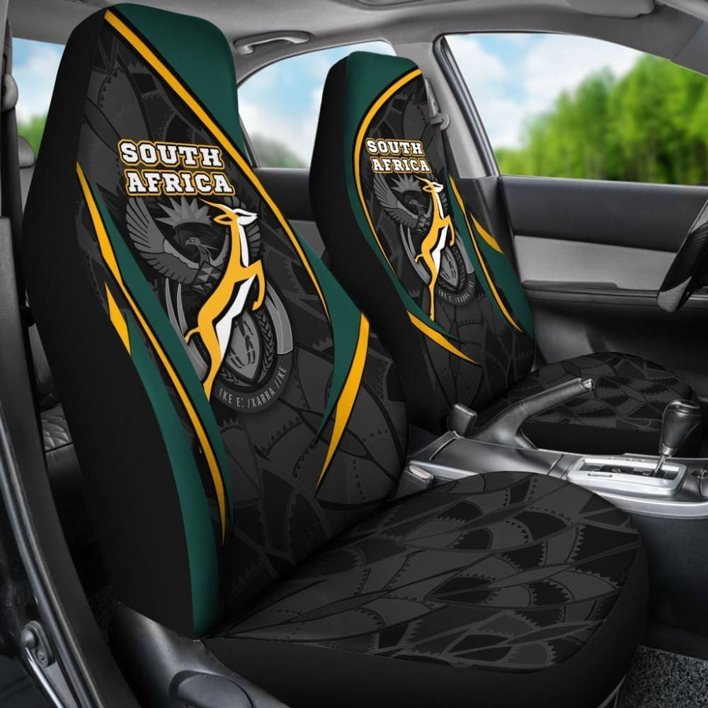 South Africa Car Seat Covers - South African Spirit (Yellow)
