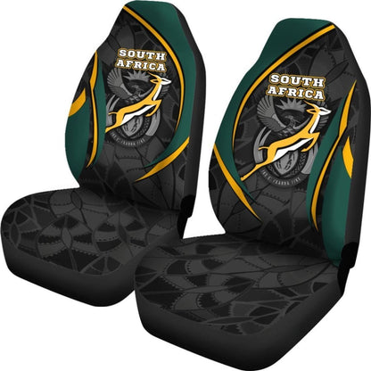 South Africa Car Seat Covers - South African Spirit (Yellow)