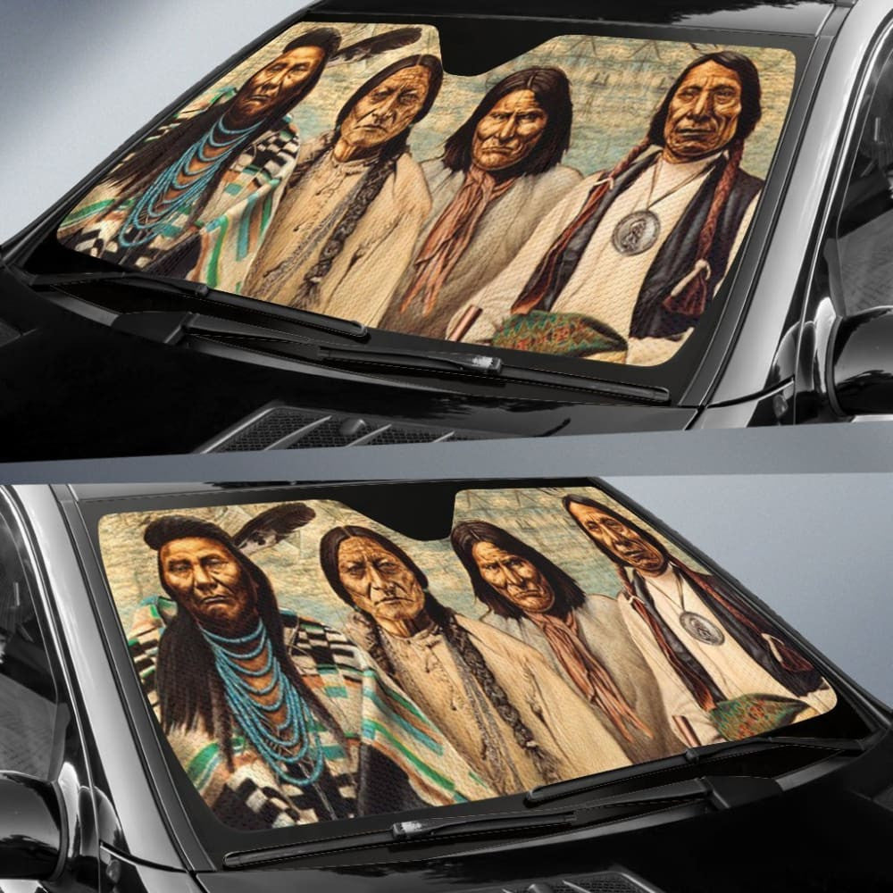 Native American Founding Fathers Auto Sun Shades