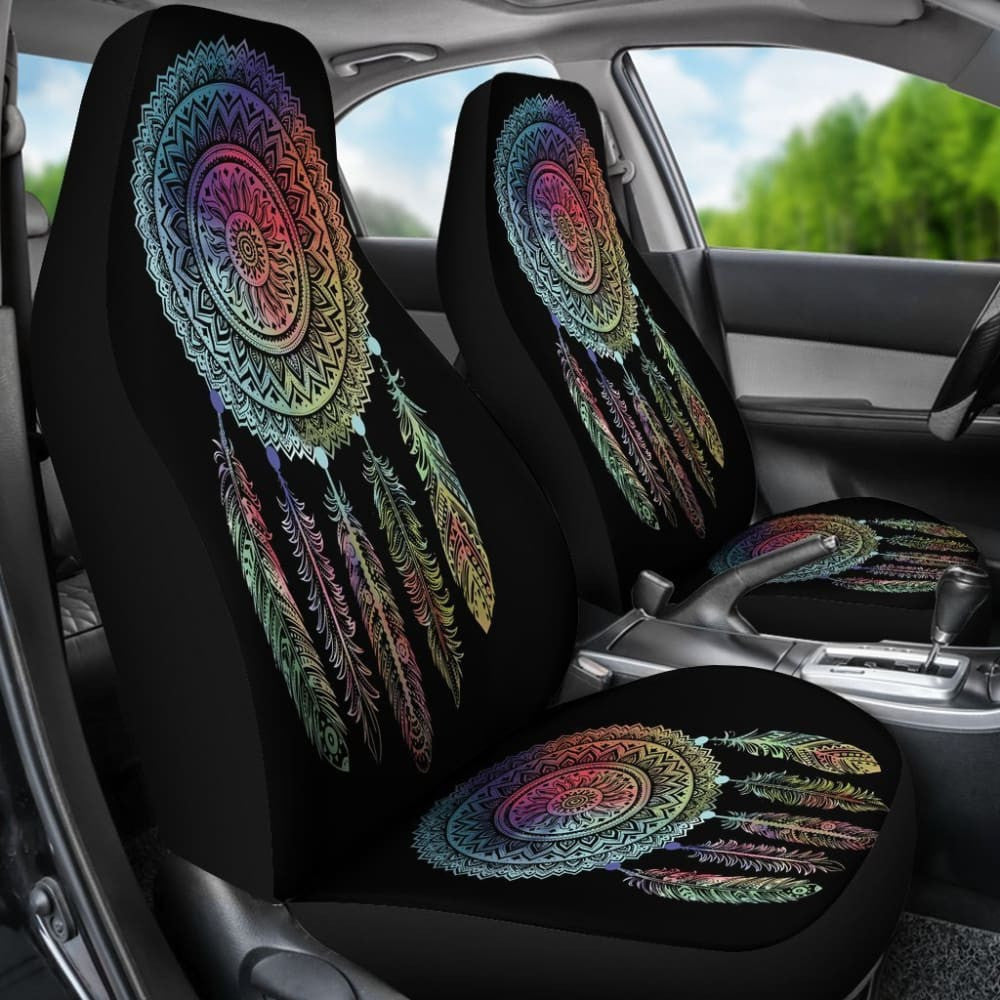 Mandala Dreamcatcher Native American Design Car Seat Covers