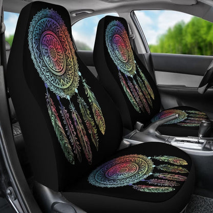 Mandala Dreamcatcher Native American Design Car Seat Covers