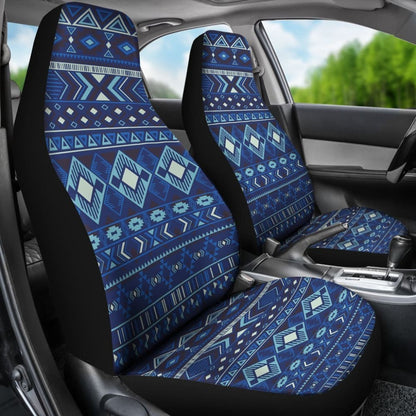 Navy Pattern Native Car Seat Covers