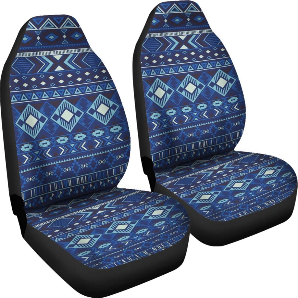 Navy Pattern Native Car Seat Covers