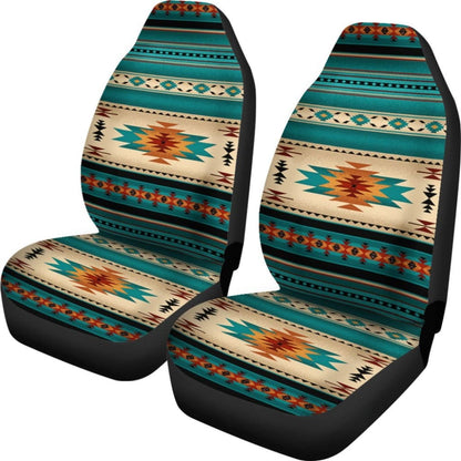 Blue Native Car Seat Covers