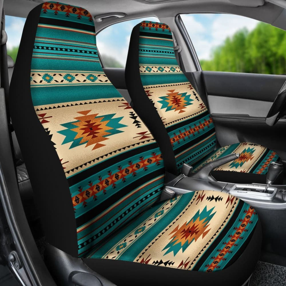 Blue Native Car Seat Covers