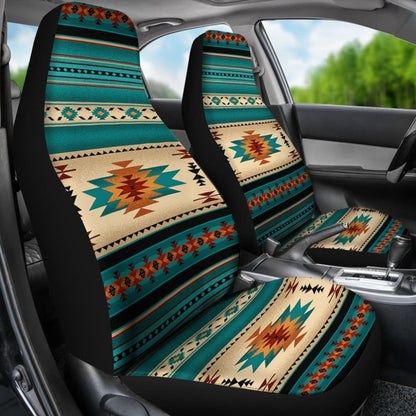 Blue Native Car Seat Covers