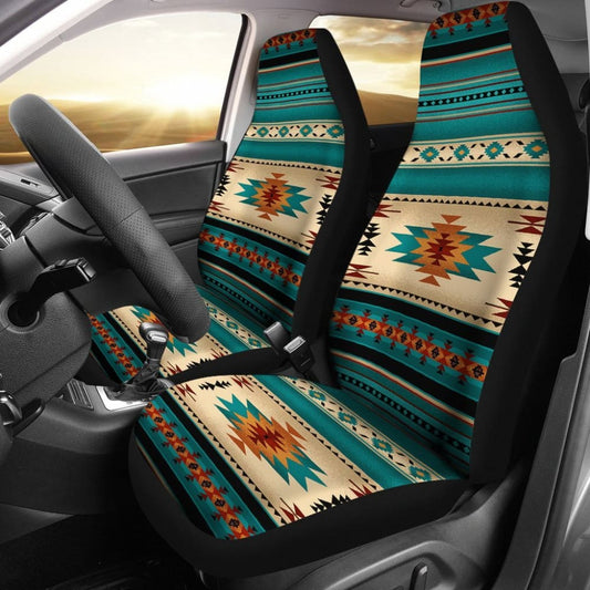 Blue Native Car Seat Covers