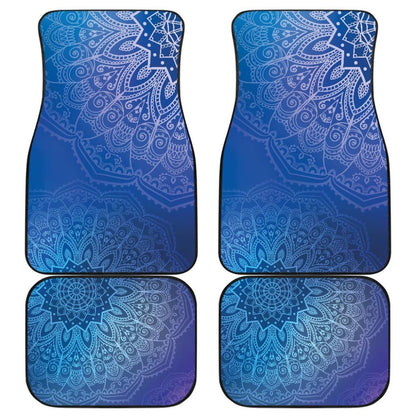 Blue Mandalas Car Floor Mats