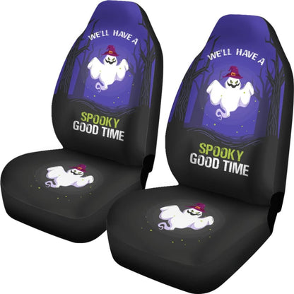 We'll Have A Spooky Good Time Ghost For A Cute Ghost Car Seat Covers