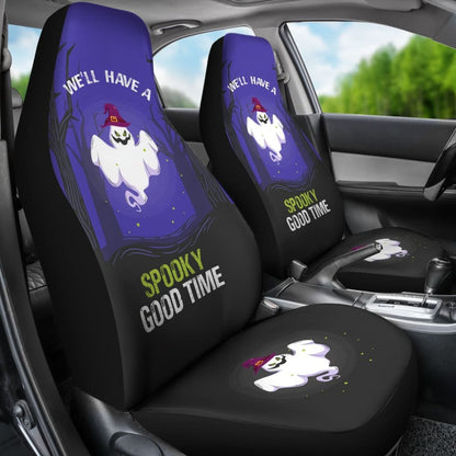 We'll Have A Spooky Good Time Ghost For A Cute Ghost Car Seat Covers
