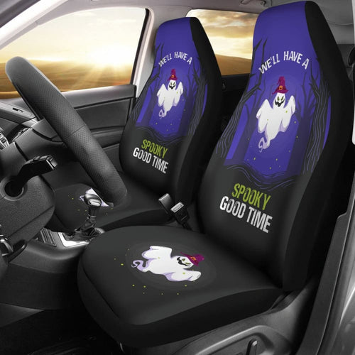 We'll Have A Spooky Good Time Ghost For A Cute Ghost Car Seat Covers