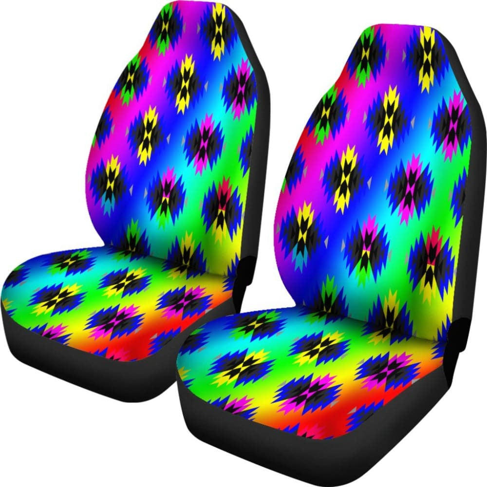 Rainbow Native Print Car Seats