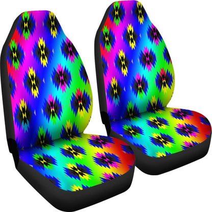 Rainbow Native Print Car Seats