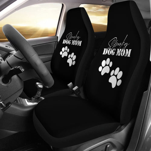 Spooky Dog Mom Halloween Paw Amazing Gift Ideas Car Seat Covers