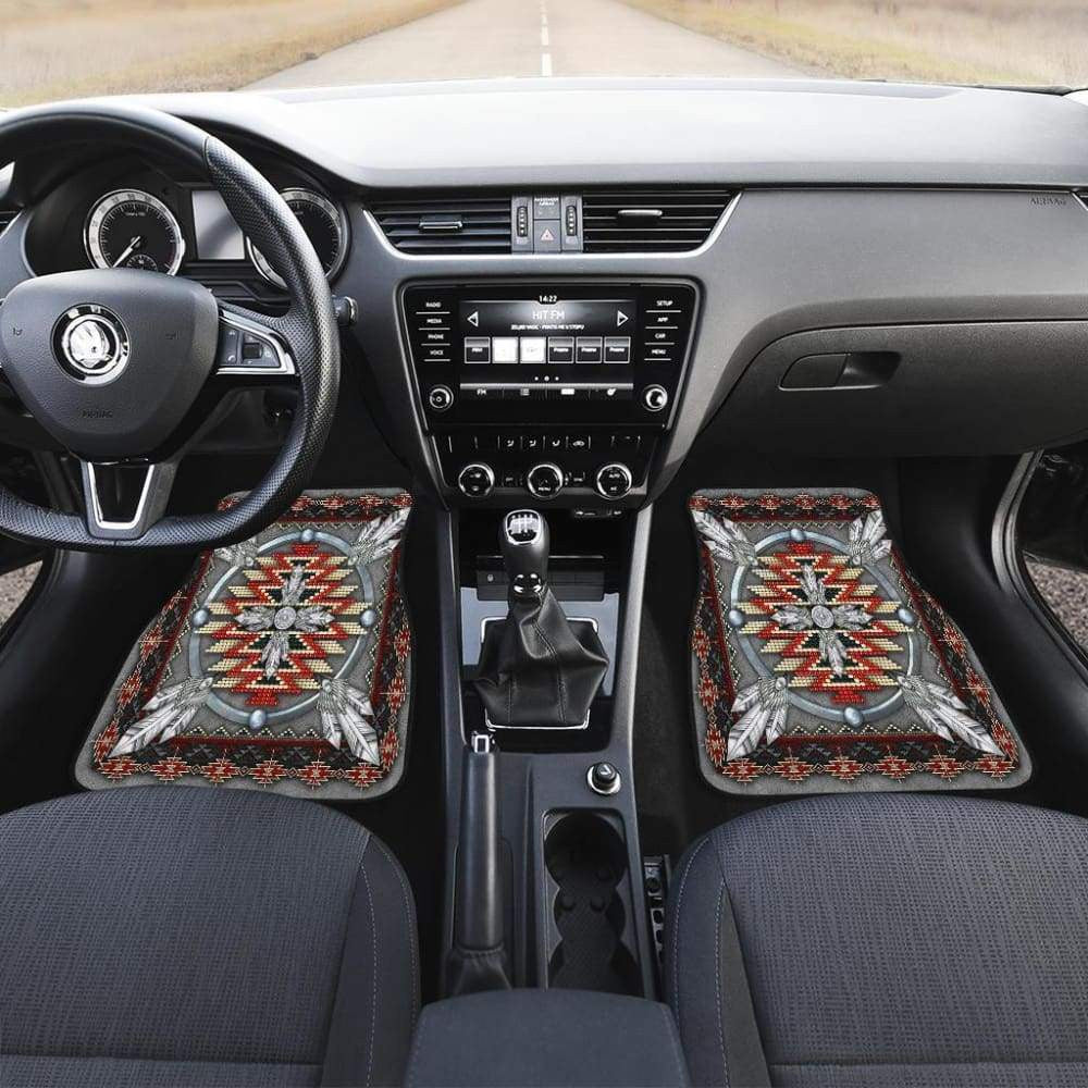 Naumaddic Arts Native American Front And Back Car Mats