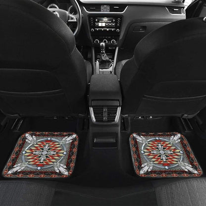 Naumaddic Arts Native American Front And Back Car Mats