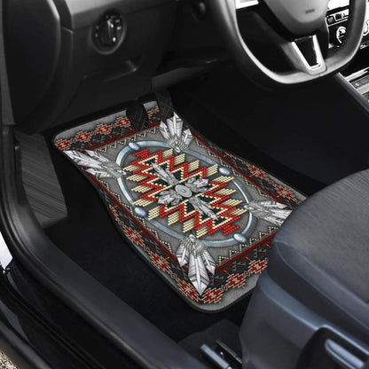 Naumaddic Arts Native American Front And Back Car Mats