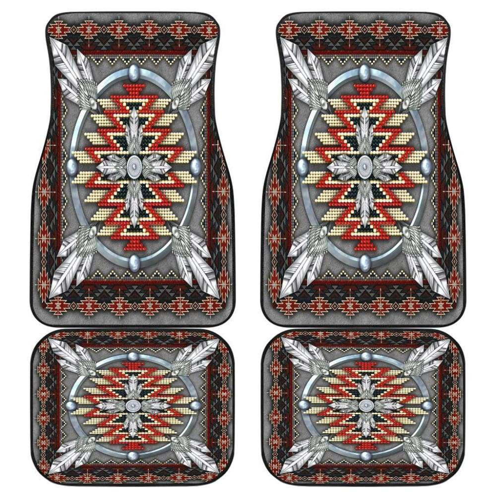Naumaddic Arts Native American Front And Back Car Mats