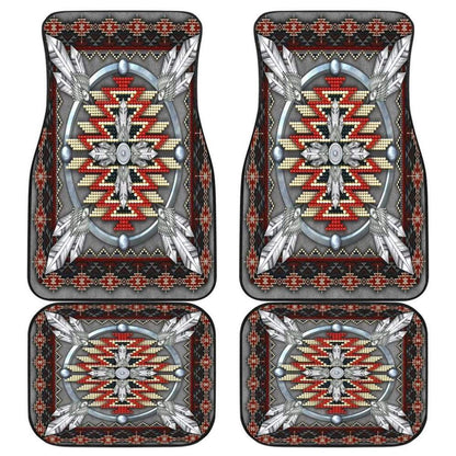 Naumaddic Arts Native American Front And Back Car Mats