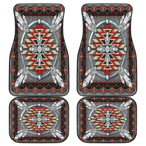 Naumaddic Arts Native American Front And Back Car Mats