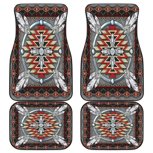 Naumaddic Arts Native American Front And Back Car Mats