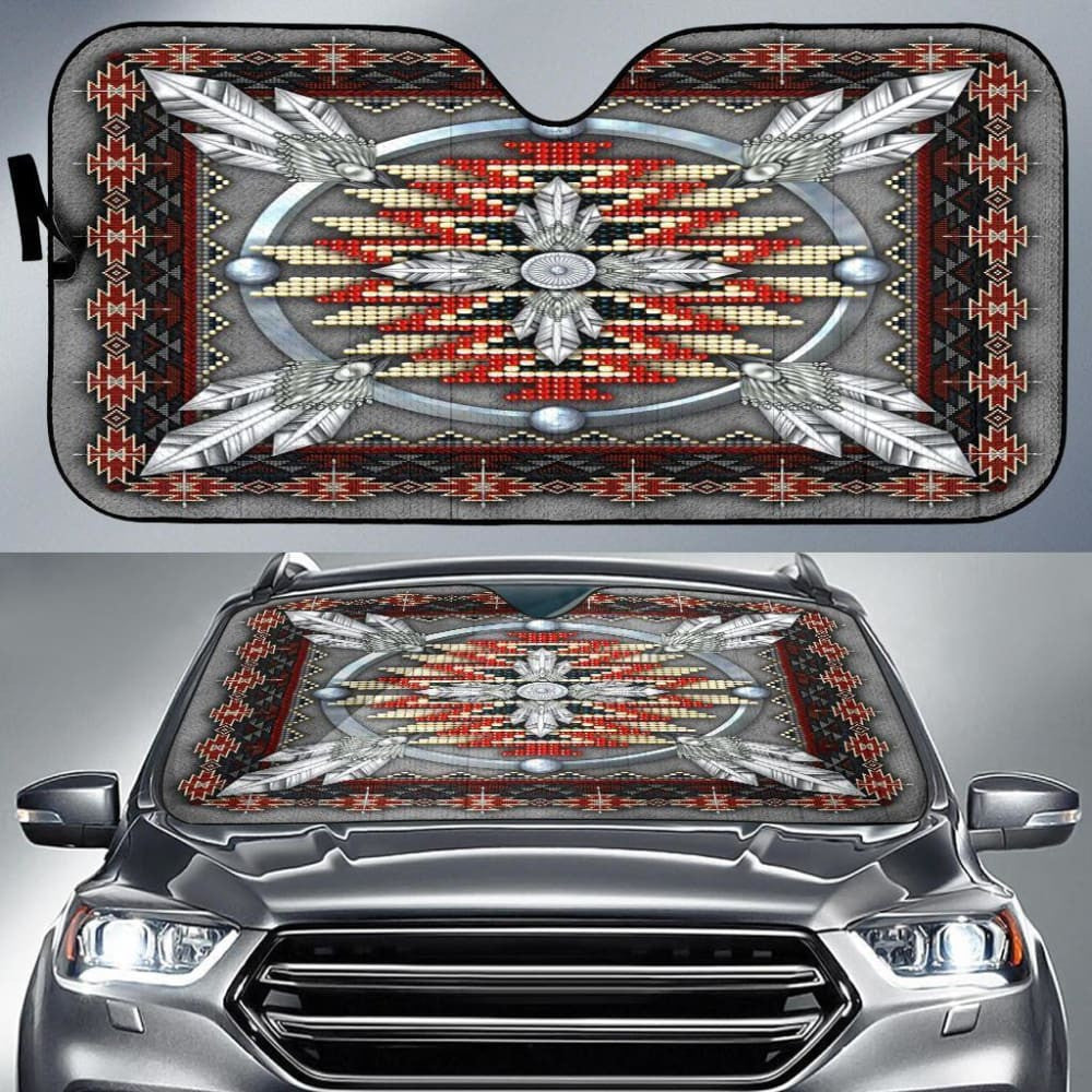 Native American Design Auto Sun Shades