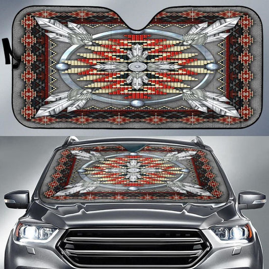 Native American Design Auto Sun Shades