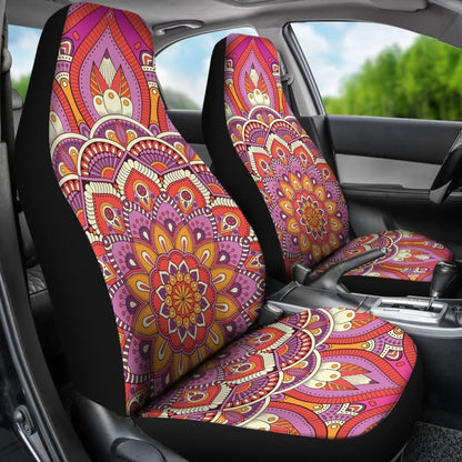 Feathered Mandala Car Seat Covers