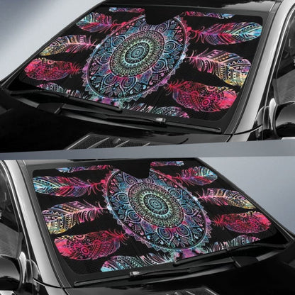 Native American Dreamcatcher Auto Sun Shade