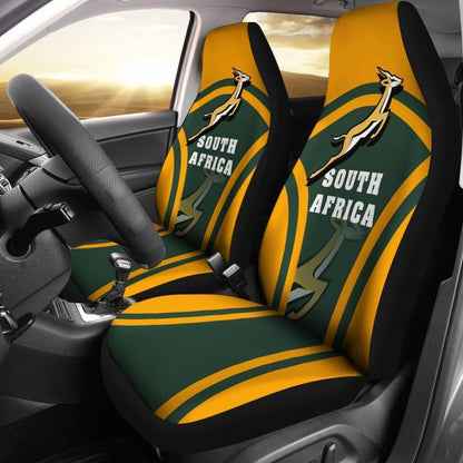 South Africa Springbok Car Seat Covers - Sport Style