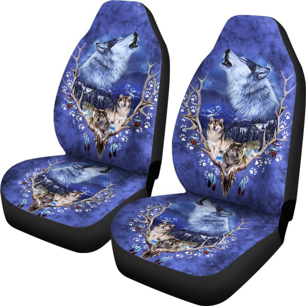 Wolve Native American Car Seat Covers