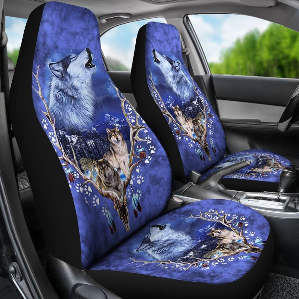 Wolve Native American Car Seat Covers