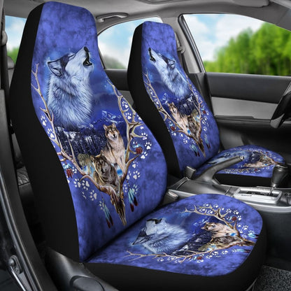 Wolve Native American Car Seat Covers