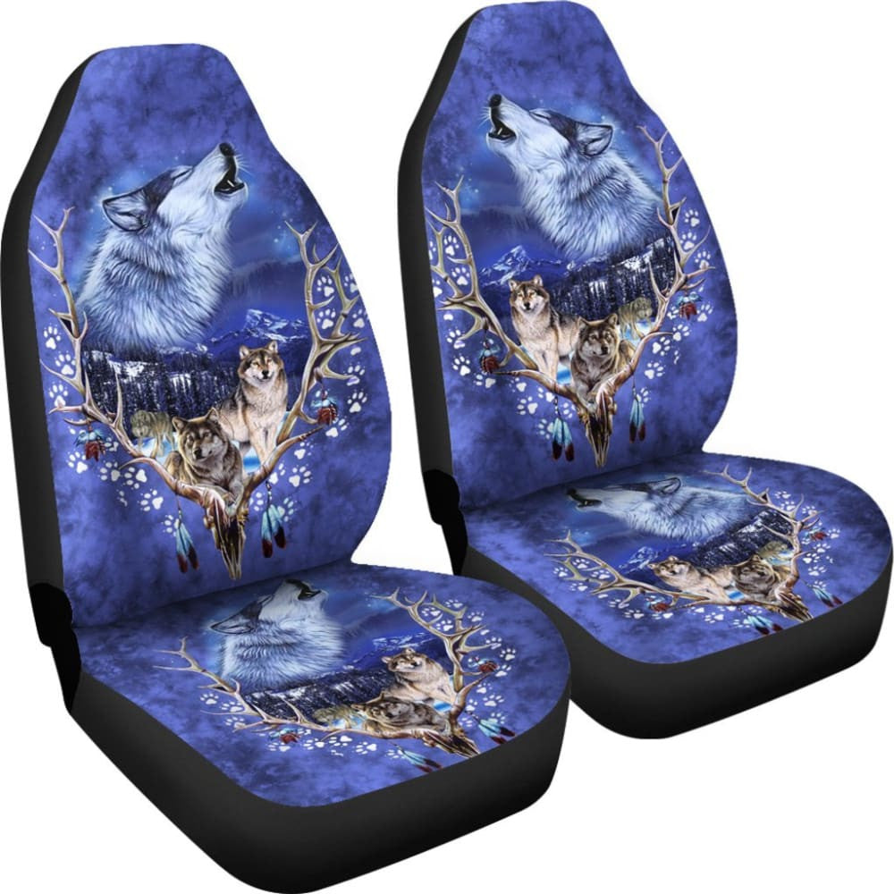 Wolve Native American Car Seat Covers