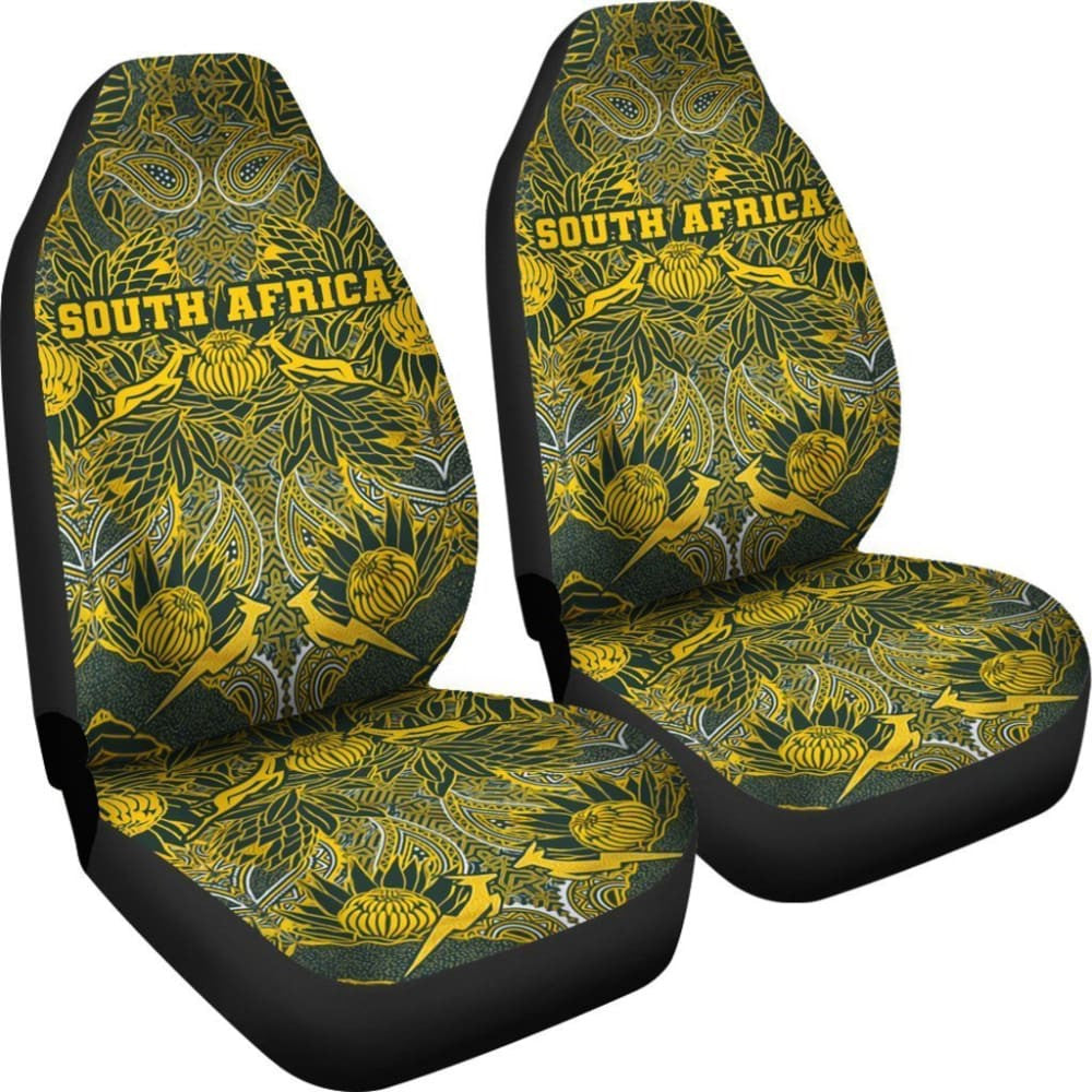 South Africa Springbok Car Seat Covers Proud Version