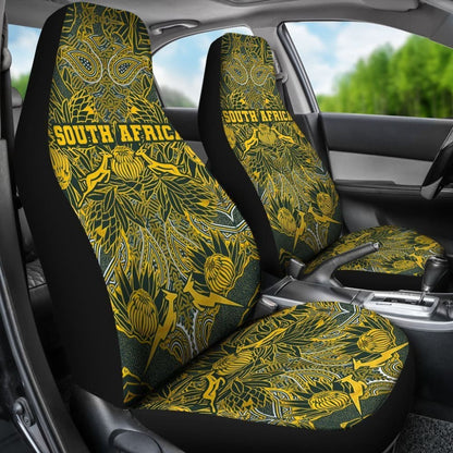 South Africa Springbok Car Seat Covers Proud Version