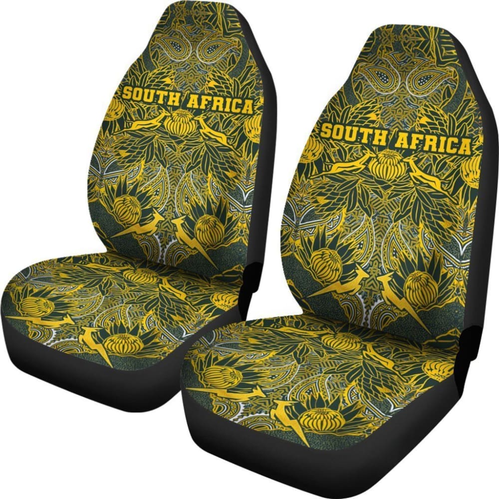 South Africa Springbok Car Seat Covers Proud Version
