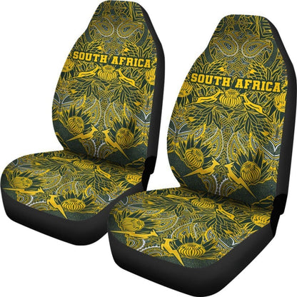 South Africa Springbok Car Seat Covers Proud Version