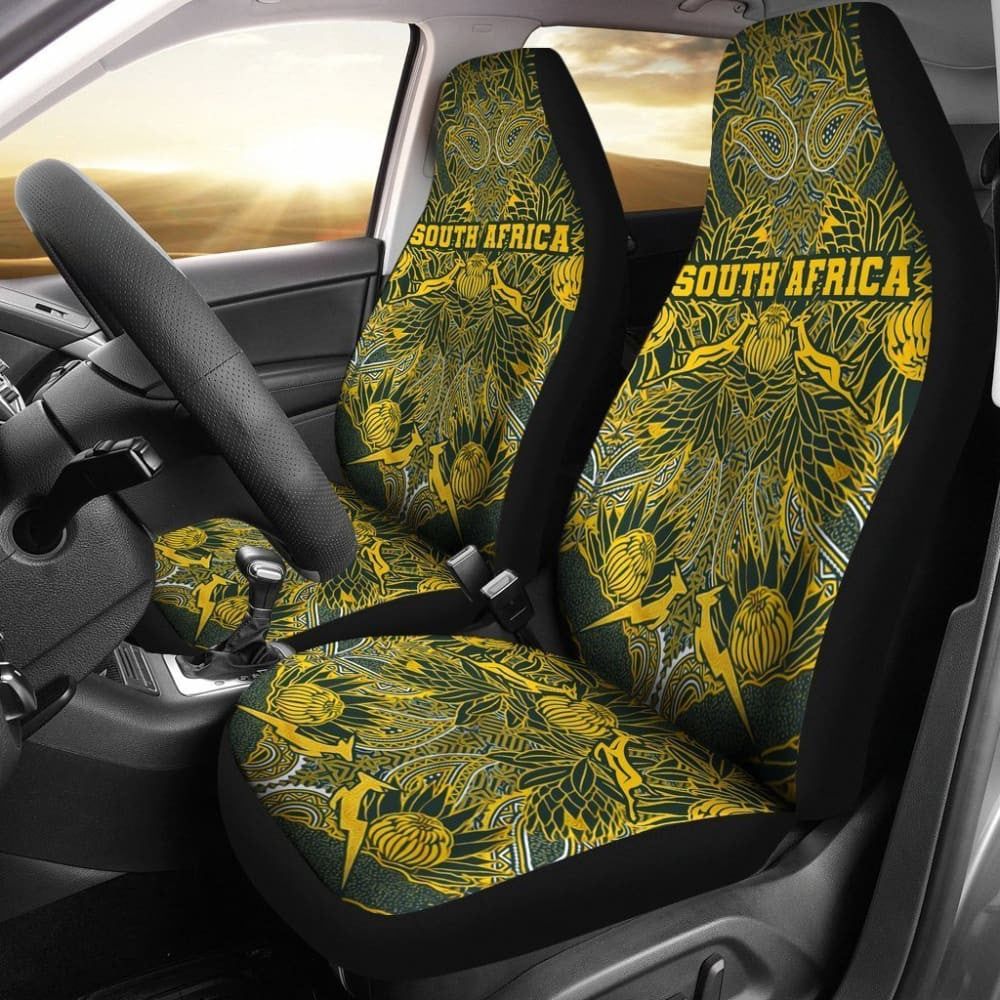 South Africa Springbok Car Seat Covers Proud Version