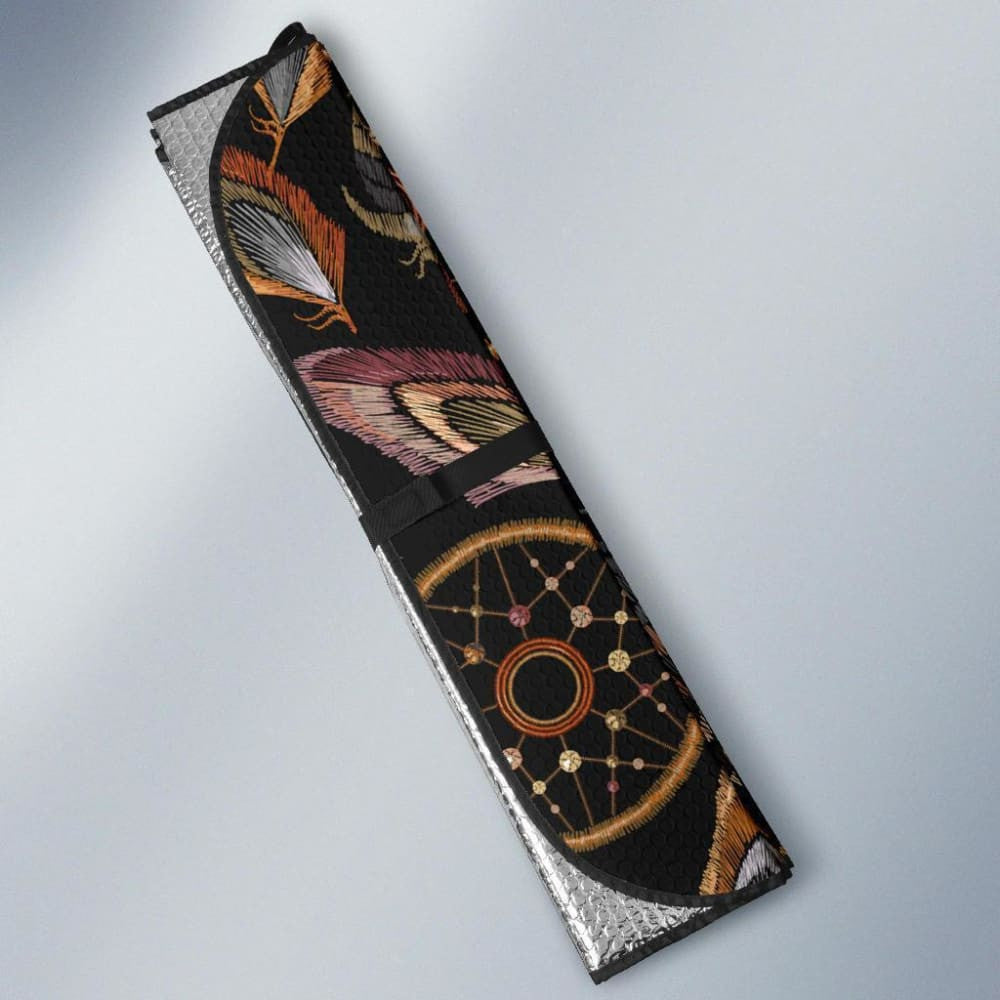 Dreamcatcher Feather Native American Auto Sun Shades