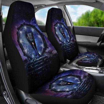Black Wolf Galaxy Native Car Seat Covers