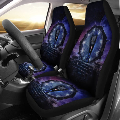 Black Wolf Galaxy Native Car Seat Covers